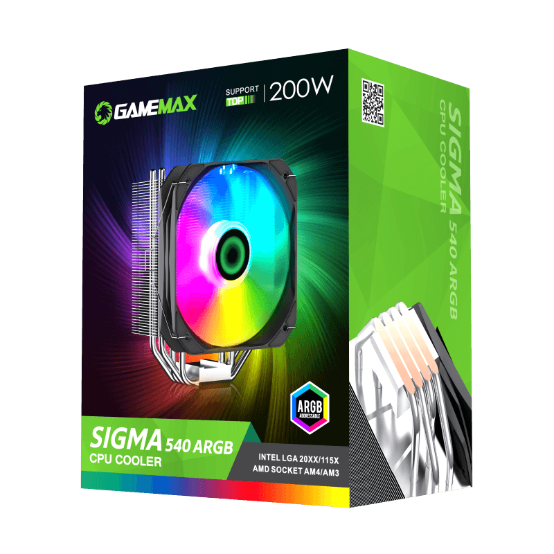 CPU COOLER GAMEMAX SIGMA 540 **LINEA K-KF-X** CPU COOLER GAMEMAX SIGMA 540 **LINEA K-KF-X**
