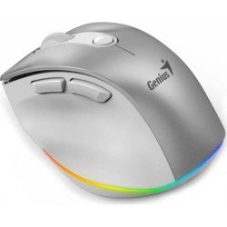 MOUSE GENIUS WIRELESS ERGO 9000S PRO 2.4GHZ+BT SILVER