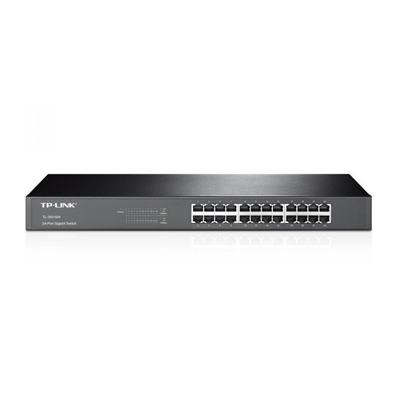 SWITCH 24 PORT TP-LINK SG1024 GIGABIT GREEN 1U 19 RACK SWITCH 24 PORT TP-LINK SG1024 GIGABIT GREEN 1U 19 RACK