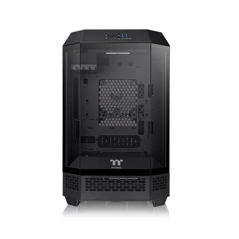 Gabinete TT The Tower 300 Mid-Tower TG x3 Fan x2 Black Gabinete TT The Tower 300 Mid-Tower TG x3 Fan x2 Black
