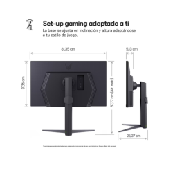 MONITOR LG 27" GAMER 27GS75Q-B IPS QHD 180 Hz ULTRAGEAR