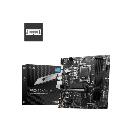 Mother MSI PRO B760M-P DDR5 1700 (12va/13va Gen)