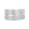 Teclado Logitech Inalambrico Wave Keys Ergo Blanco