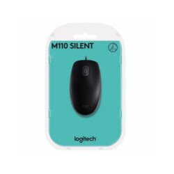 MOUSE LOGITECH M110 SILENT BLACK 910-005493