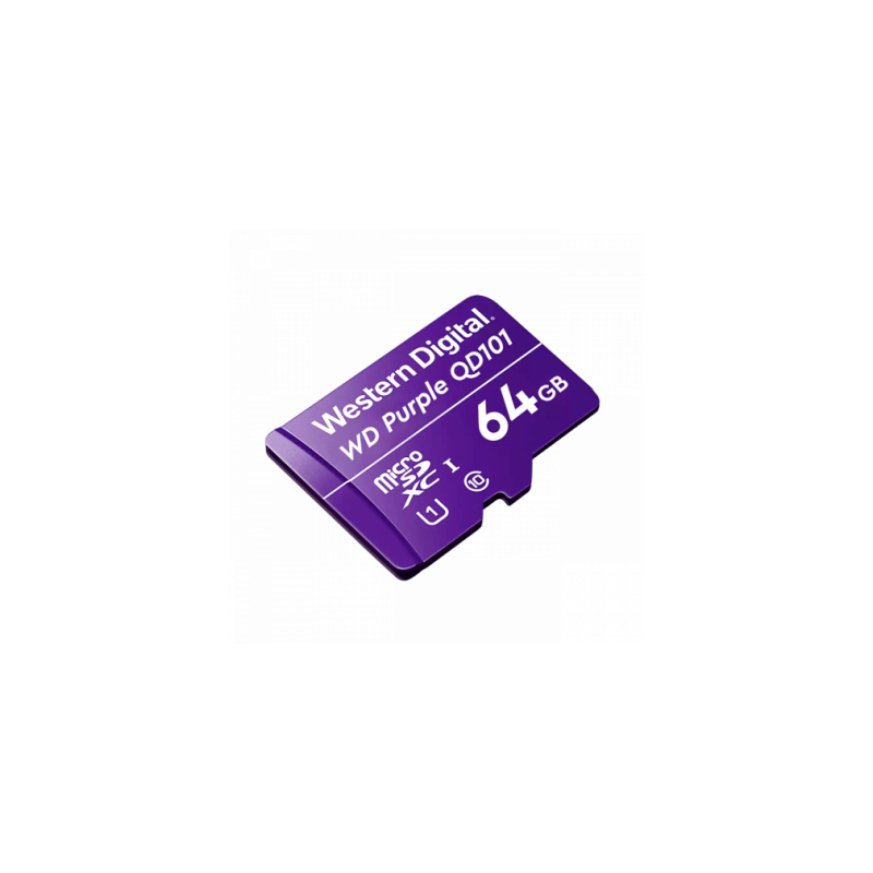 Tarjeta micro SDXC WD Purple 64GB Clase 10 UHS-I