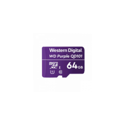 Tarjeta micro SDXC WD Purple 64GB Clase 10 UHS-I