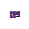 Tarjeta micro SDXC WD Purple 64GB Clase 10 UHS-I