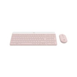 TECLADO Y MOUSE SLIM WIRELESS LOGITECH MK470 ROSE 920-011312