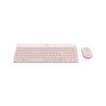 TECLADO Y MOUSE SLIM WIRELESS LOGITECH MK470 ROSE 920-011312