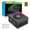 FUENTE 1050W GAMEMAX 80 PLUS GOLD RGB-SMART 1050 P