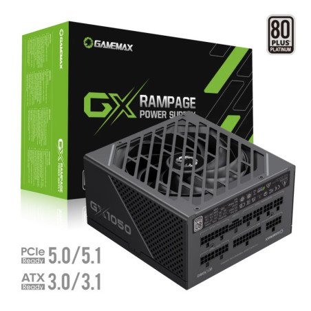 FUENTE 1050W GAMEMAX 80 PLUS PLATINUM GX-1050 PRO