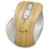 MOUSE GENIUS ERGO 9000S PRO 2.4GHZ+BT MADERA