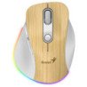 MOUSE GENIUS ERGO 9000S PRO 2.4GHZ+BT MADERA