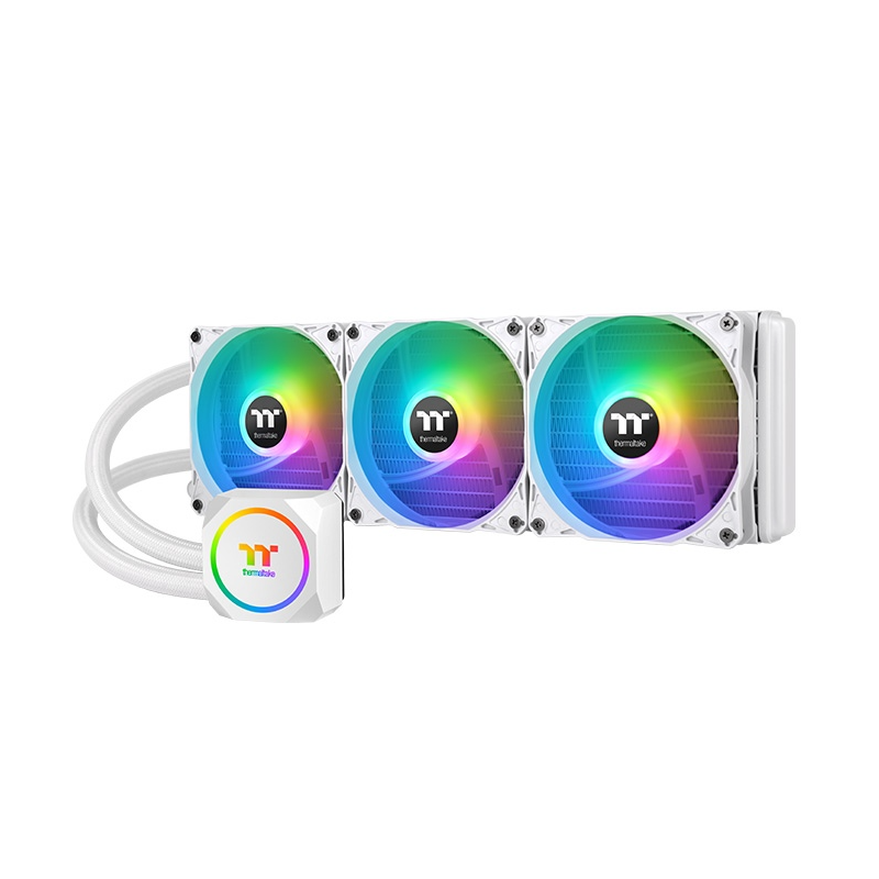 WATER COOLING THERMALTAKE TH360 V2 ULTRA EX ARGB SYNC AIO 360MM BLACK WATER BLOCK 2.1INCH LCD