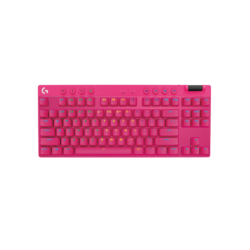 Teclado Logitech PRO X TKL Magenta Lightspeed 920-012154 Teclado Logitech PRO X TKL Magenta Lightspeed 920-012154