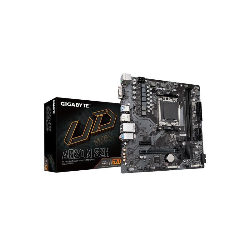 MOTHERBOARD GIGABYTE A620M S2H DDR5 AM5 MOTHERBOARD GIGABYTE A620M S2H DDR5 AM5