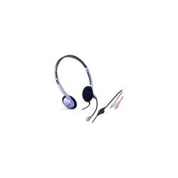 AURICULAR C/MICROFONO GENIUS HS-02B CONTROL VOLUMEN + SINGLE JACK