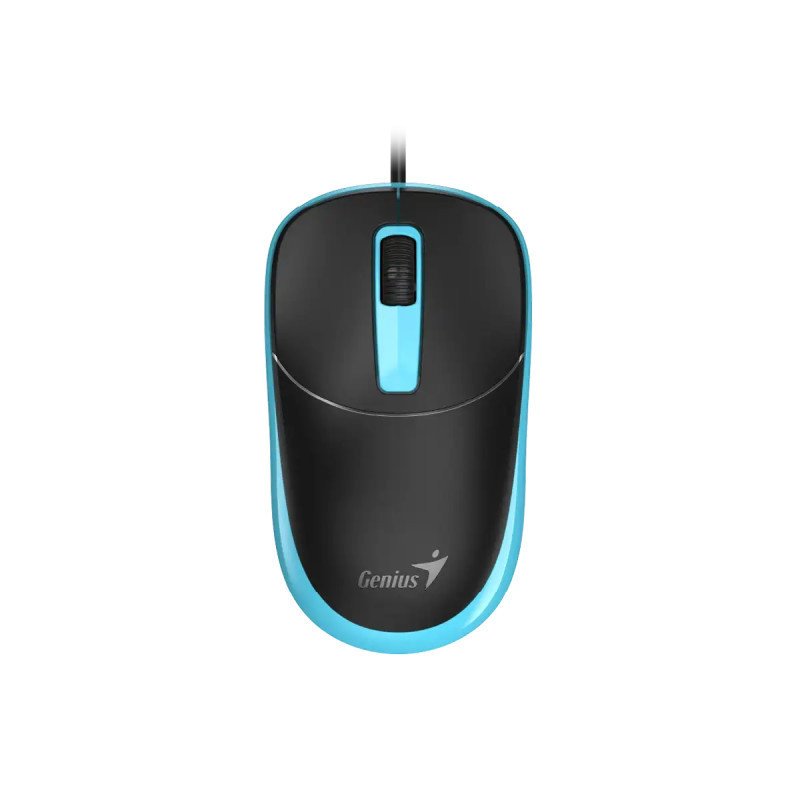 MOUSE GENIUS DX-123 USB BLACK/BLUE