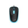 MOUSE GENIUS DX-123 USB BLACK/BLUE