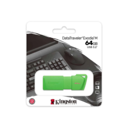 PEN DRIVE KINGSTON 64GB USB 3.2 DTXM NEON (GREEN)