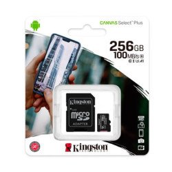 MEMORIA MICRO SD 256GB C10 KINGSTON CANVAS SELECT PLUS