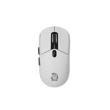Mouse Gamer Raptor Storm Grip Wireless 7 botones 24000dpi RGB Pixart Sensor White