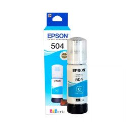 TINTA EPSON CYAN 70ML  L4150 T 504