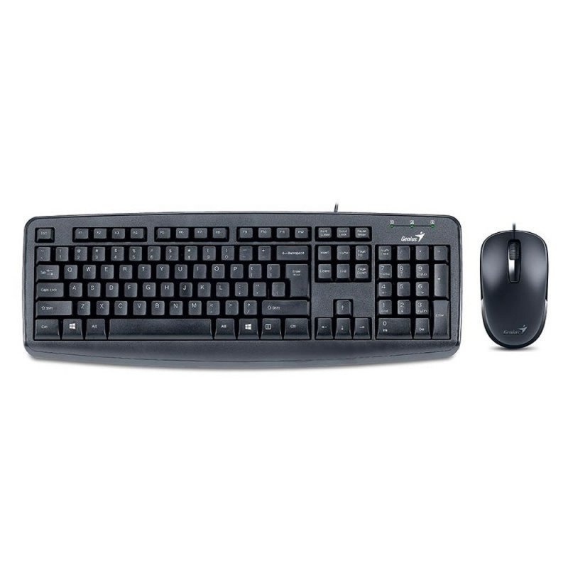 TECLADO Y MOUSE GENIUS KM200 SMART USB BLACK