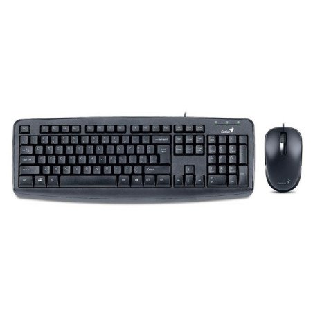 TECLADO Y MOUSE GENIUS KM200 SMART USB BLACK