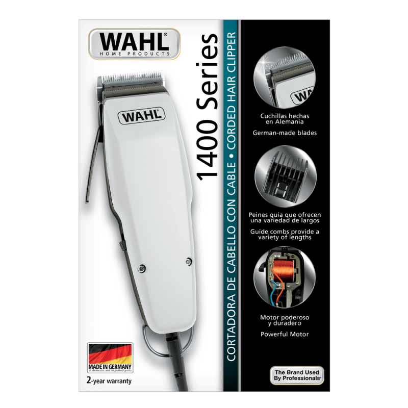 CORTADORA DE PELO WAHL 1400 BLANCA